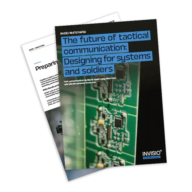Prepared - The future of tactical communication: Designing for systems and soldiers