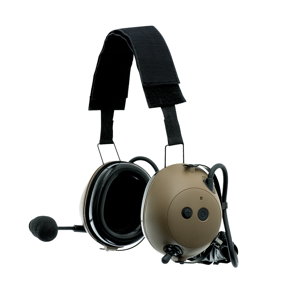 RA4000 Headset Neckband With Over Helmet Strap