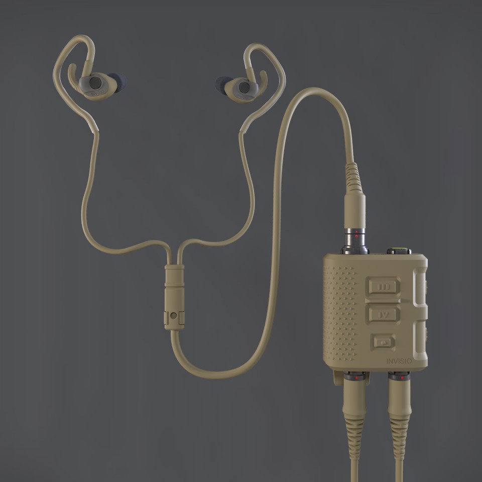 INVISIO X7 | In-ear headset | Tactical communications headset