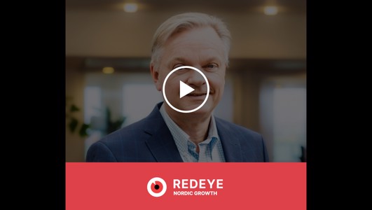 CEO, Lars Højgård Hansen, presents at Redeye Growth Day in Stockholm June 1, 2023.