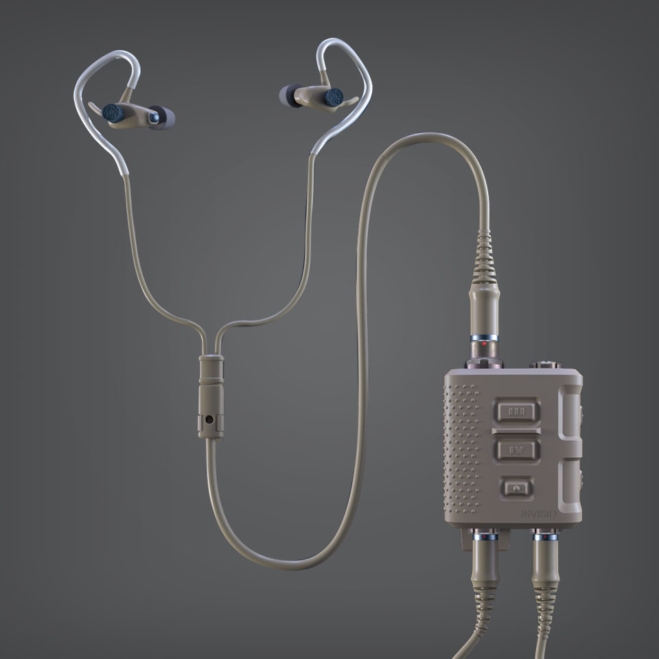 INVISIO M3s | In-ear headset | Tactical headset